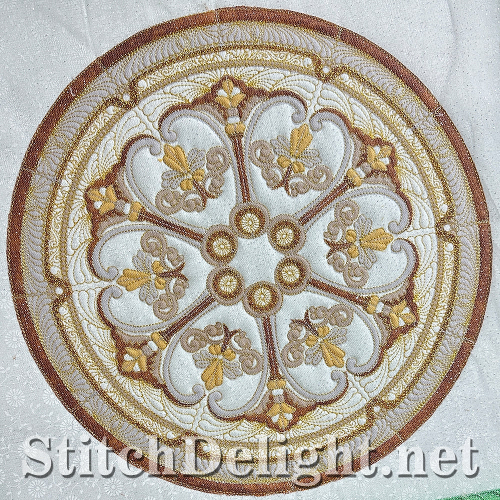 SDS3159 Applique Medallion 1