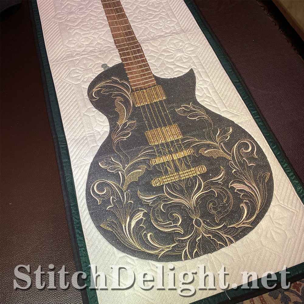 SDS3161 Applique Guitar Quilt