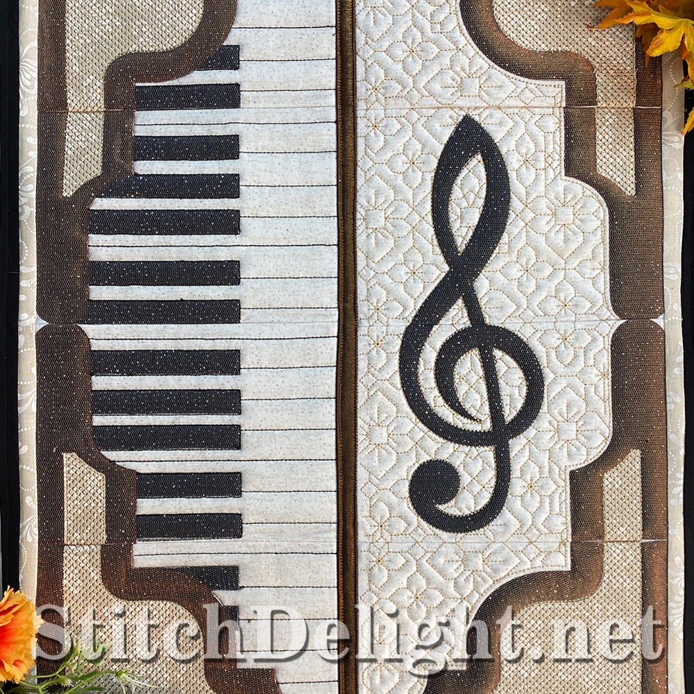 SDS3162 Applique Piano Quilt