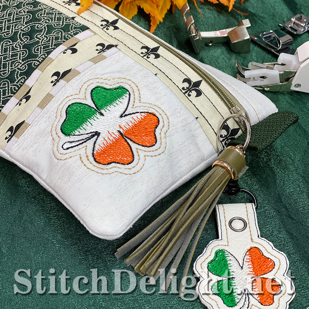 SDS3163 ITH Irish Zipper Bag