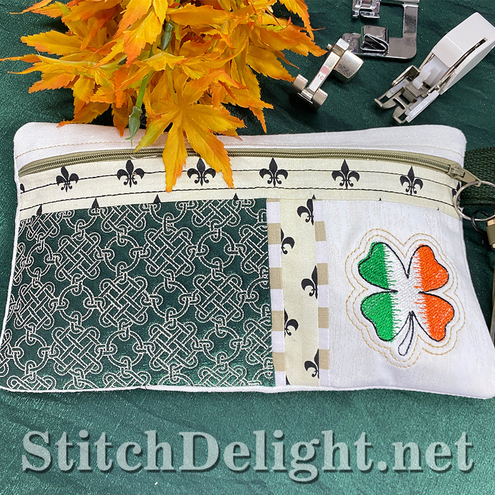 SDS3163 ITH Irish Zipper Bag