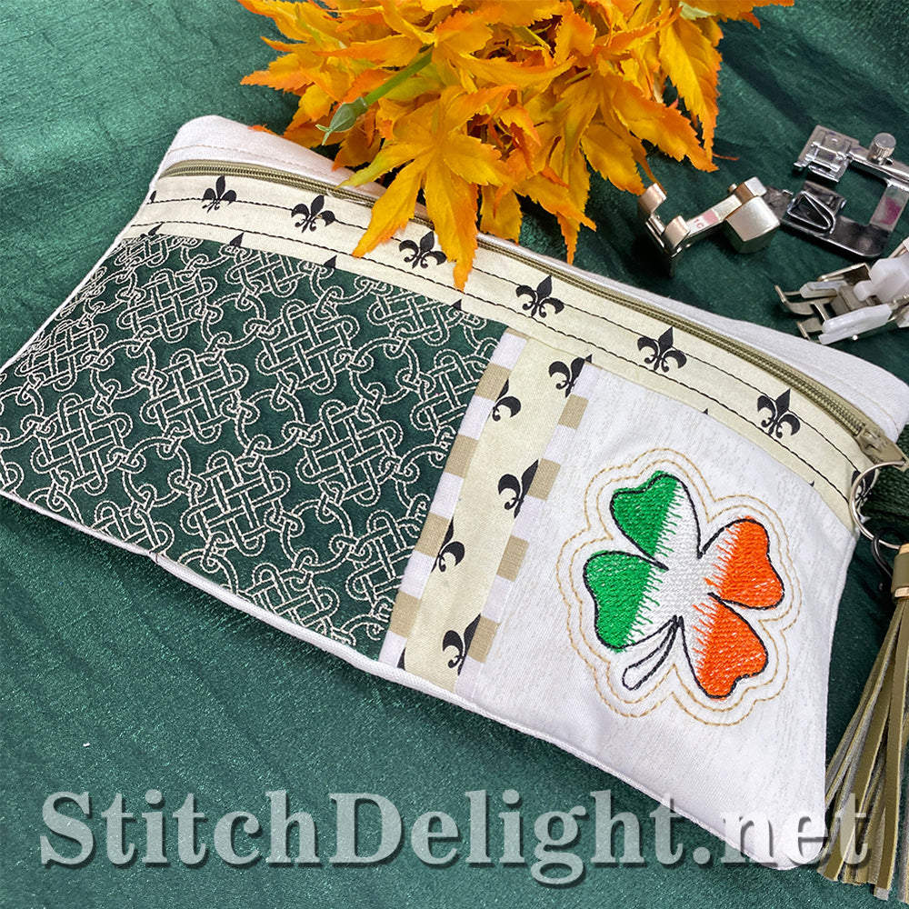 SDS3163 ITH Irish Zipper Bag