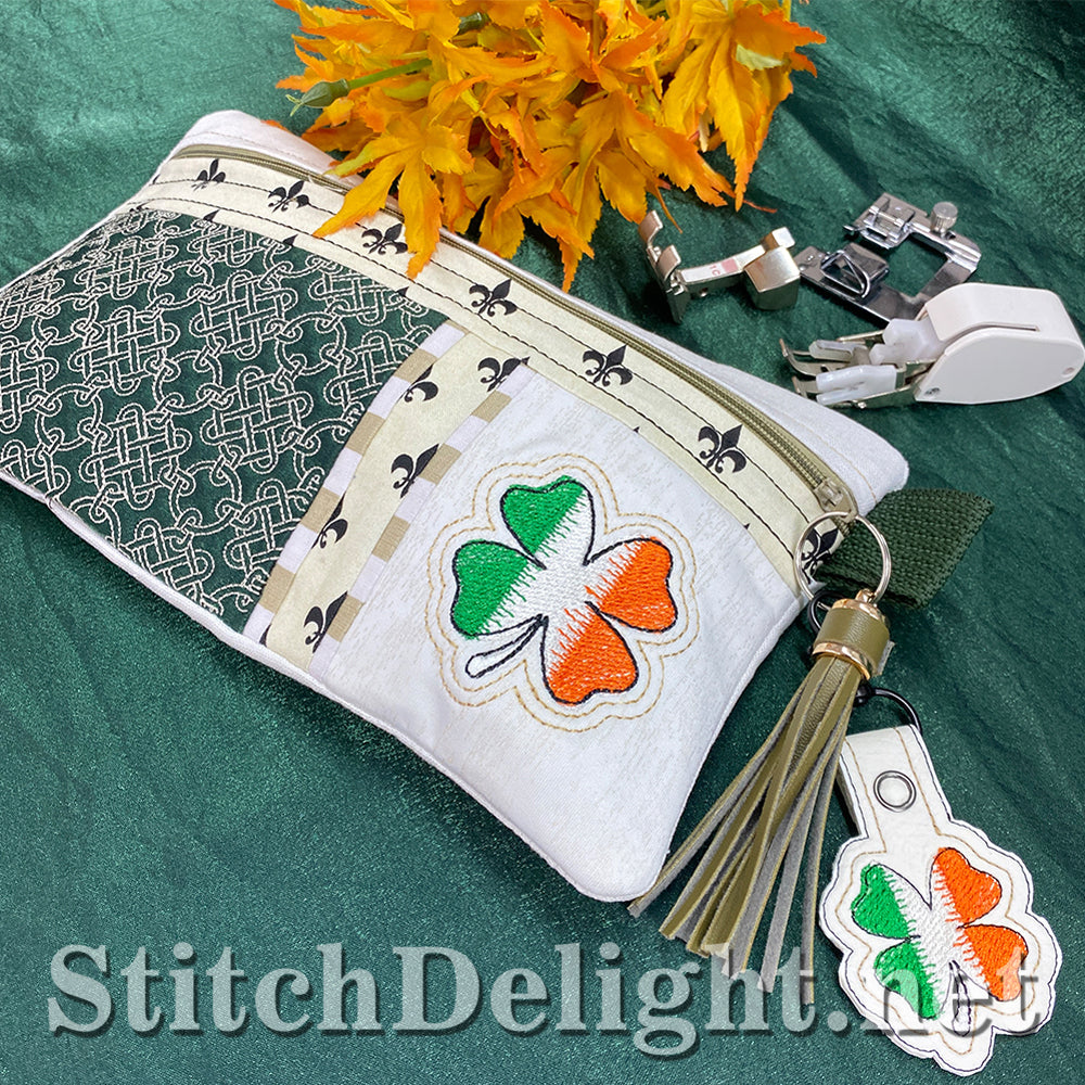 SDS3163 ITH Irish Zipper Bag