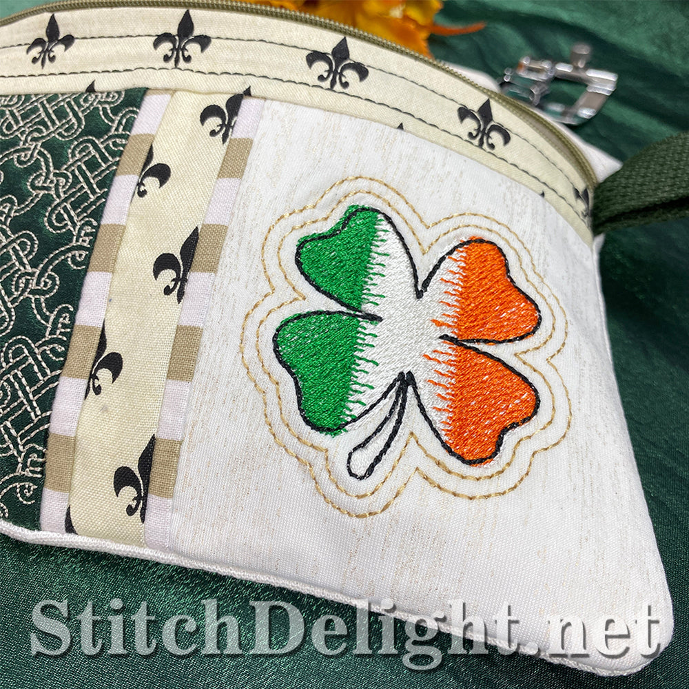 SDS3163 ITH Irish Zipper Bag