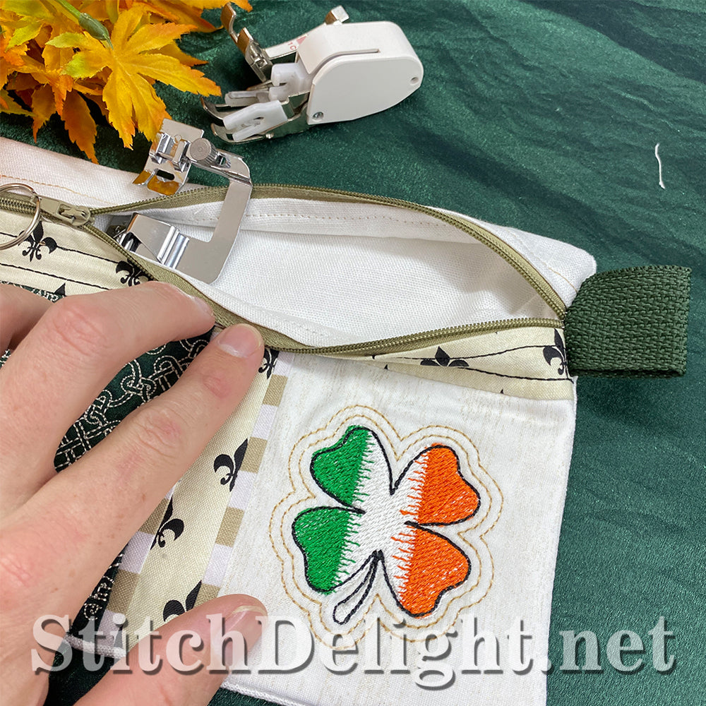 SDS3163 ITH Irish Zipper Bag