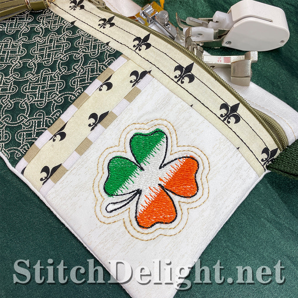 SDS3163 ITH Irish Zipper Bag