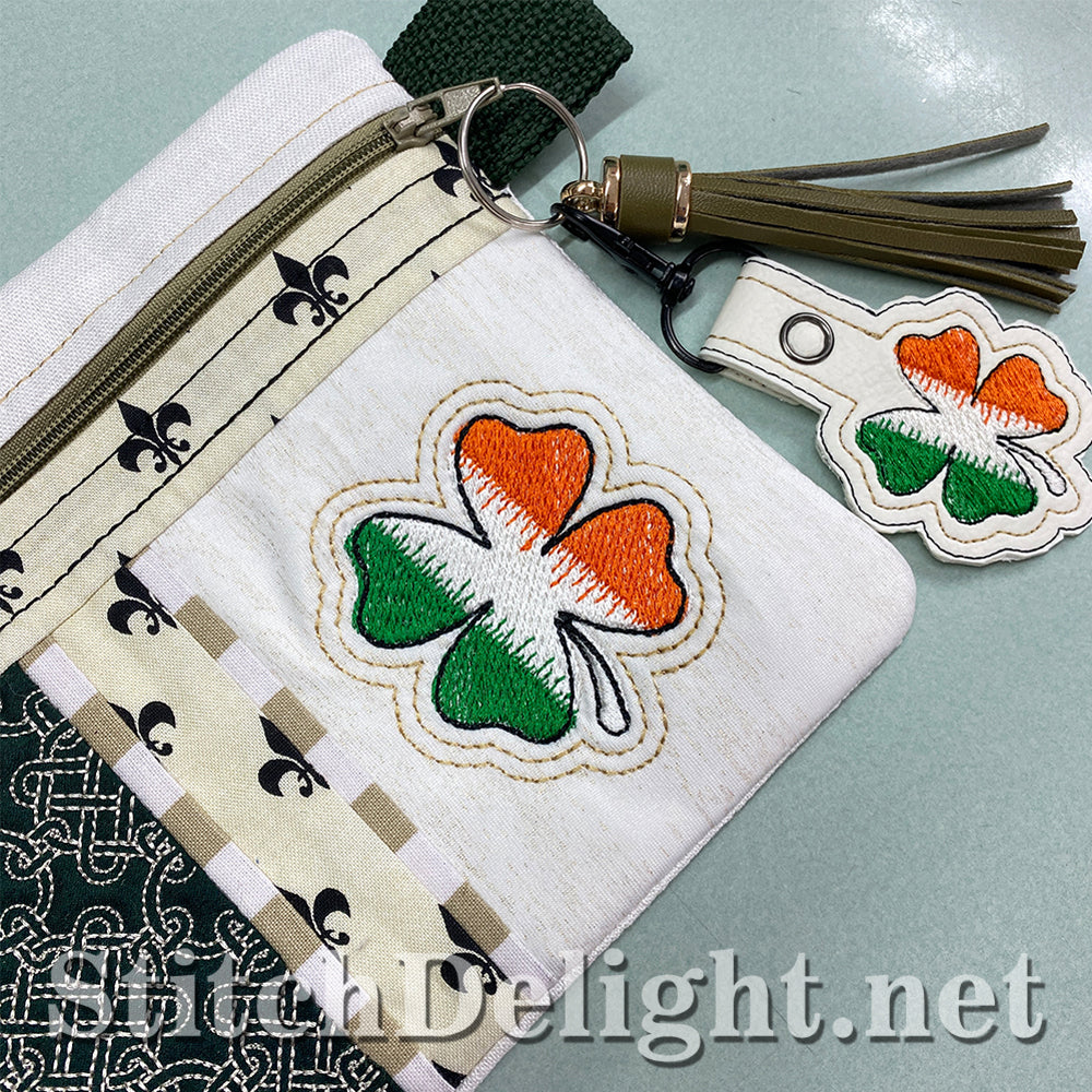 SDS3163 ITH Irish Zipper Bag