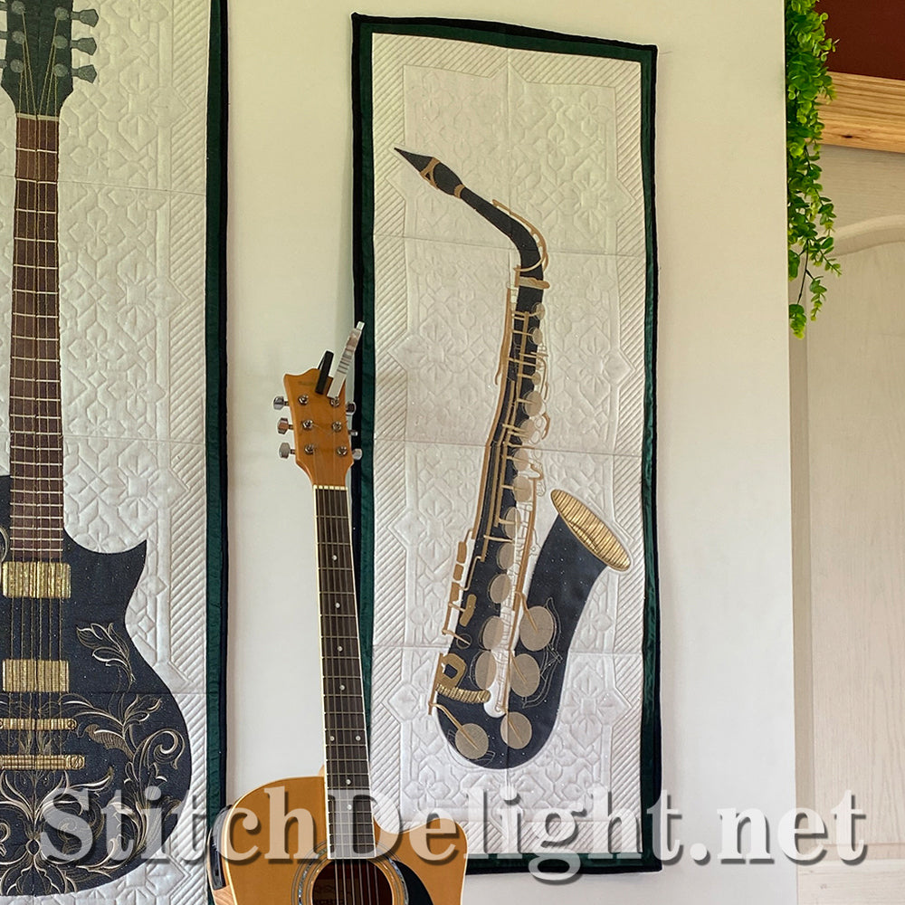 SDS3164 Applique Saxophone