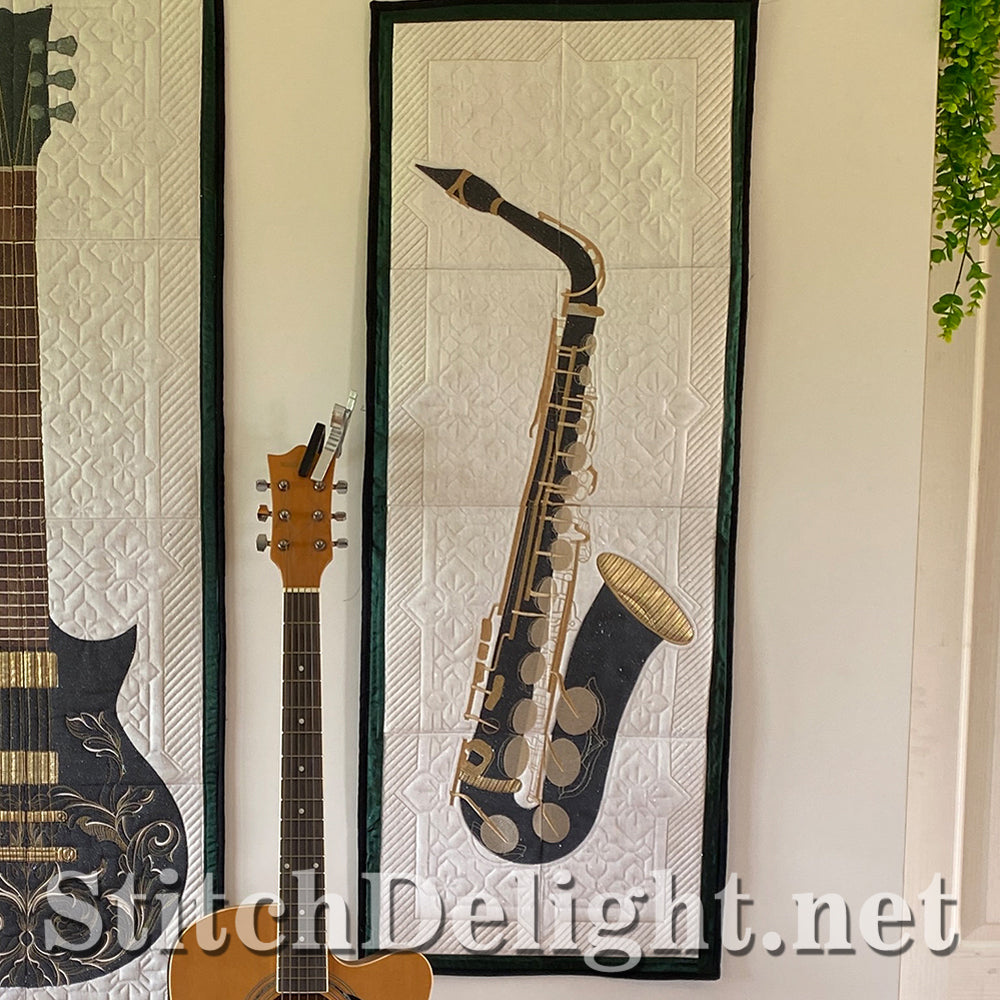 SDS3164 Applique Saxophone