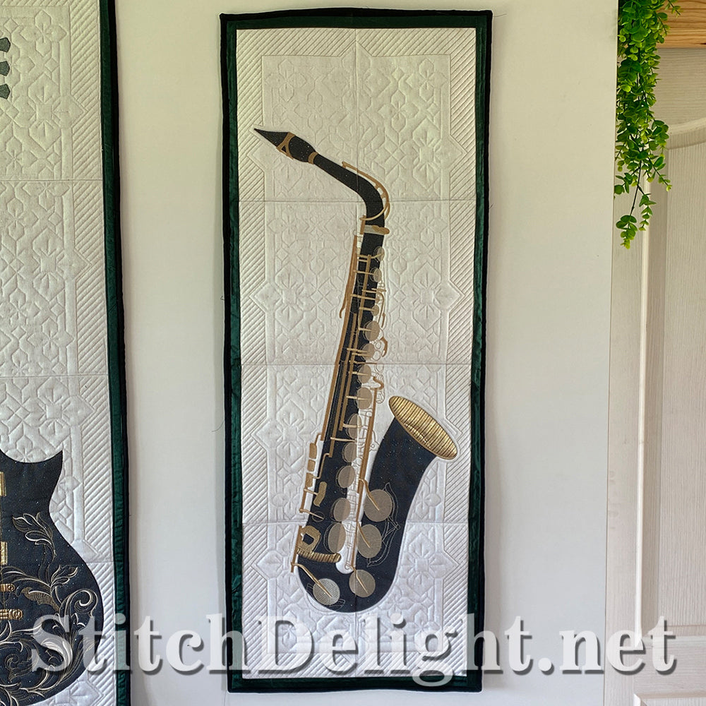 SDS3164 Applique Saxophone