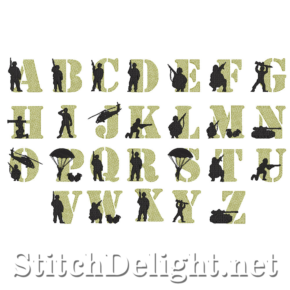 SDS3288 Army Font