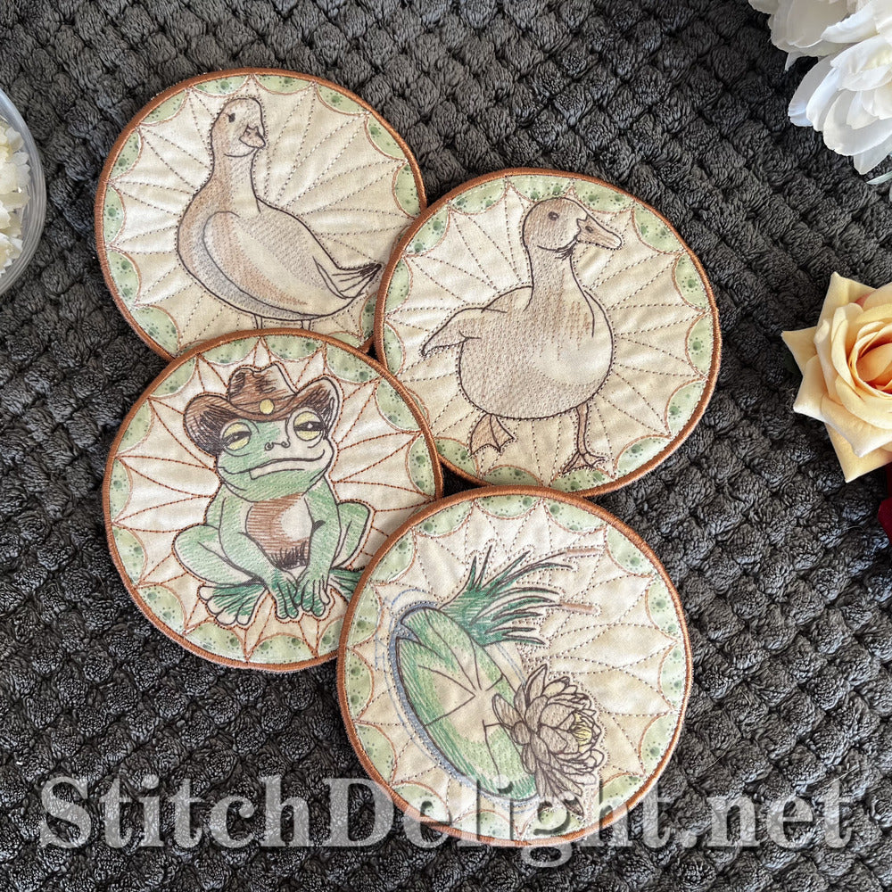 SDS3330 Lilly Pond Coasters