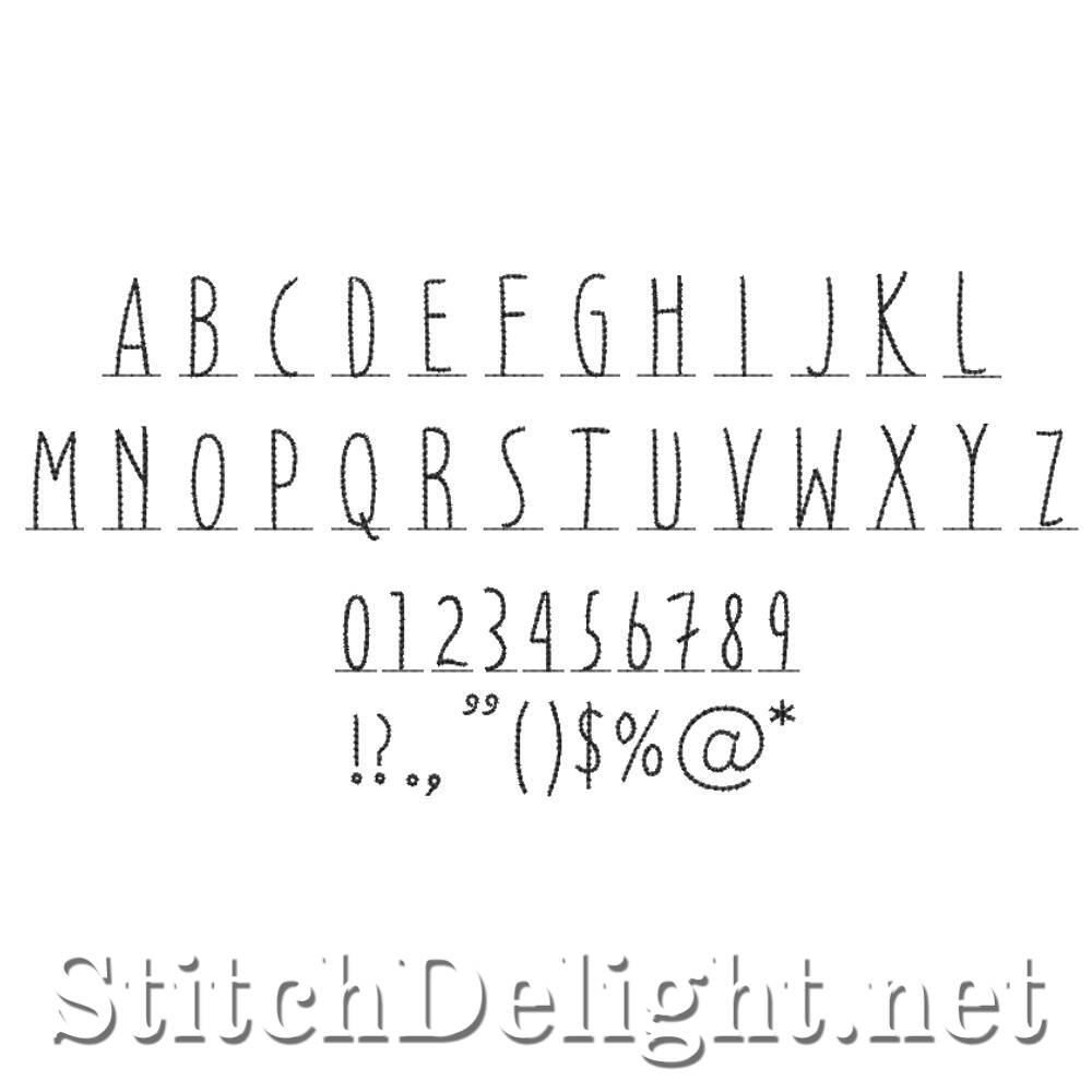 SDS3332 Fine Liner Font