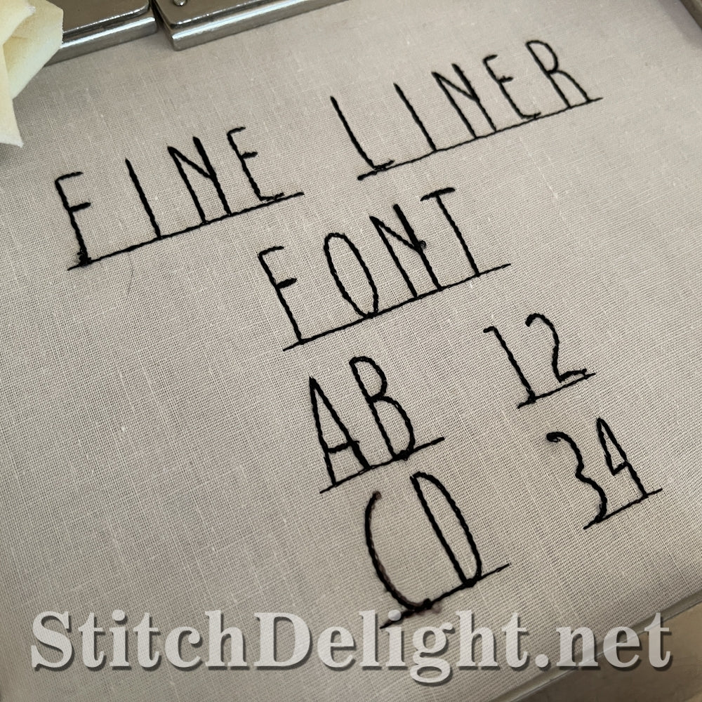 SDS3332 Fine Liner Font