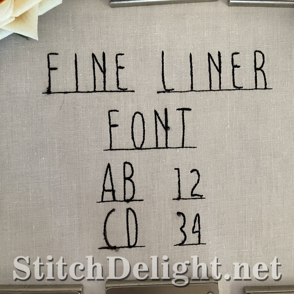 SDS3332 Fine Liner Font