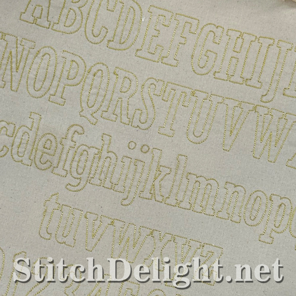 SDS4224 Outline Font