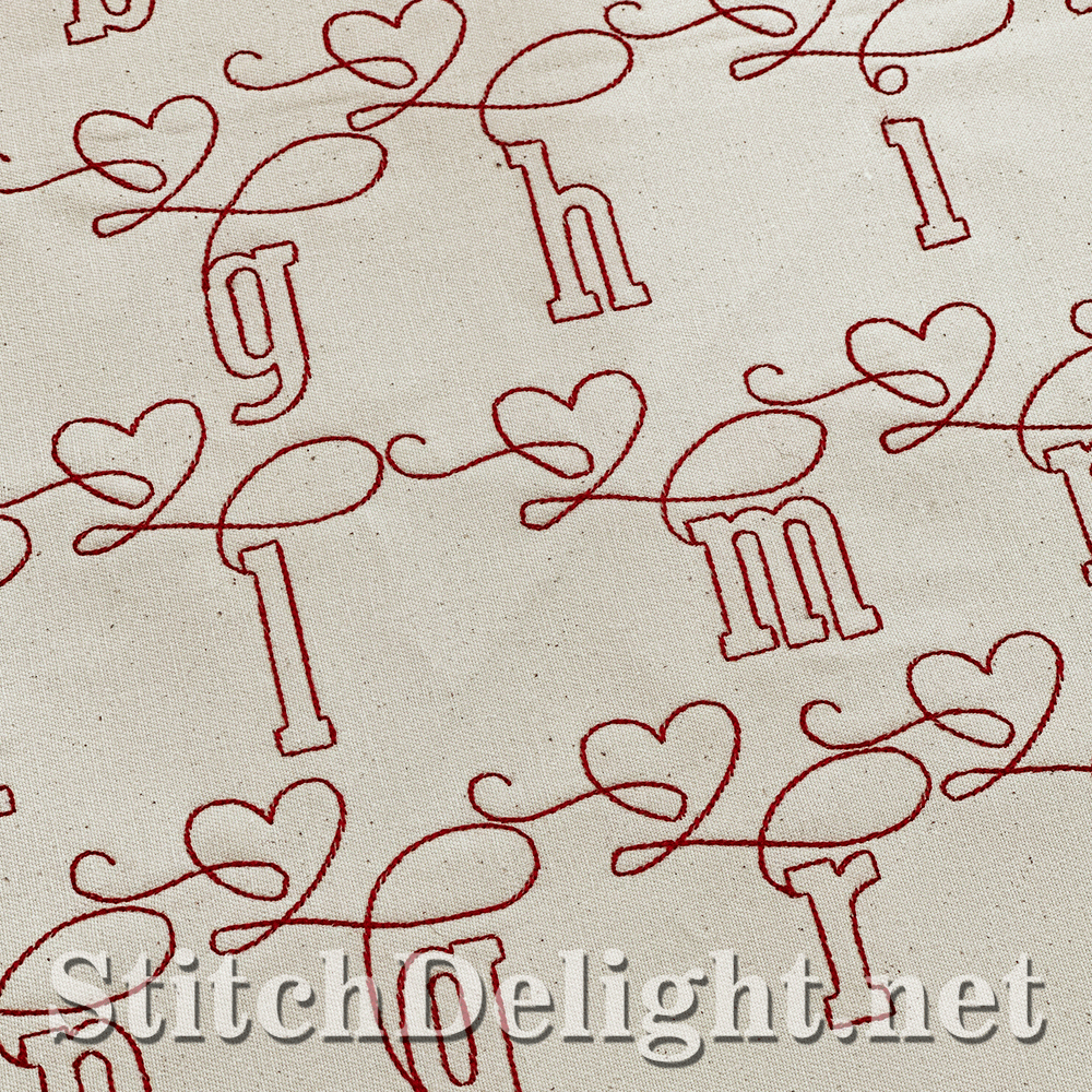 SDS4242 Handstitch Love Font