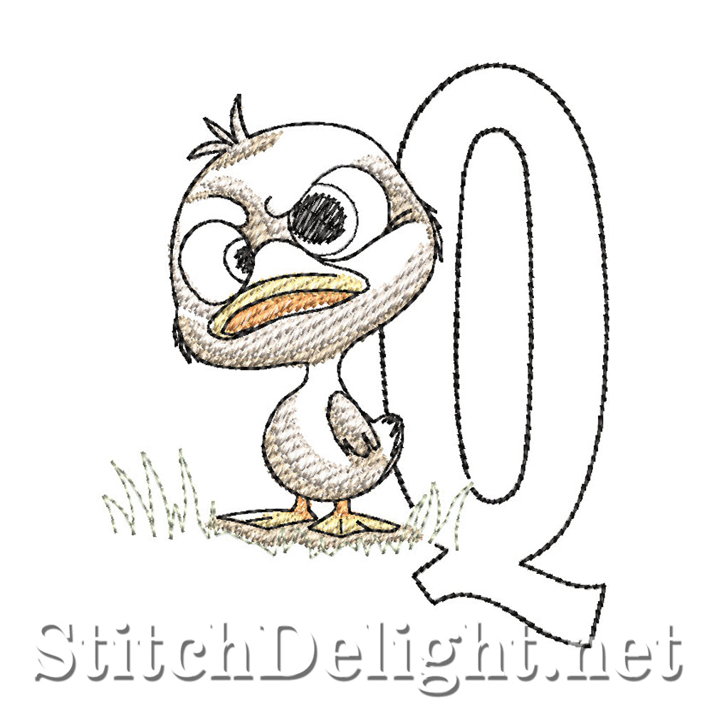 SDS4251 Attitude Duckling Font Q