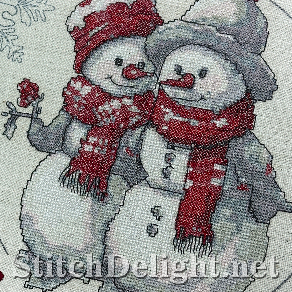 SDS4279 Cross Stitch Snowman Couple