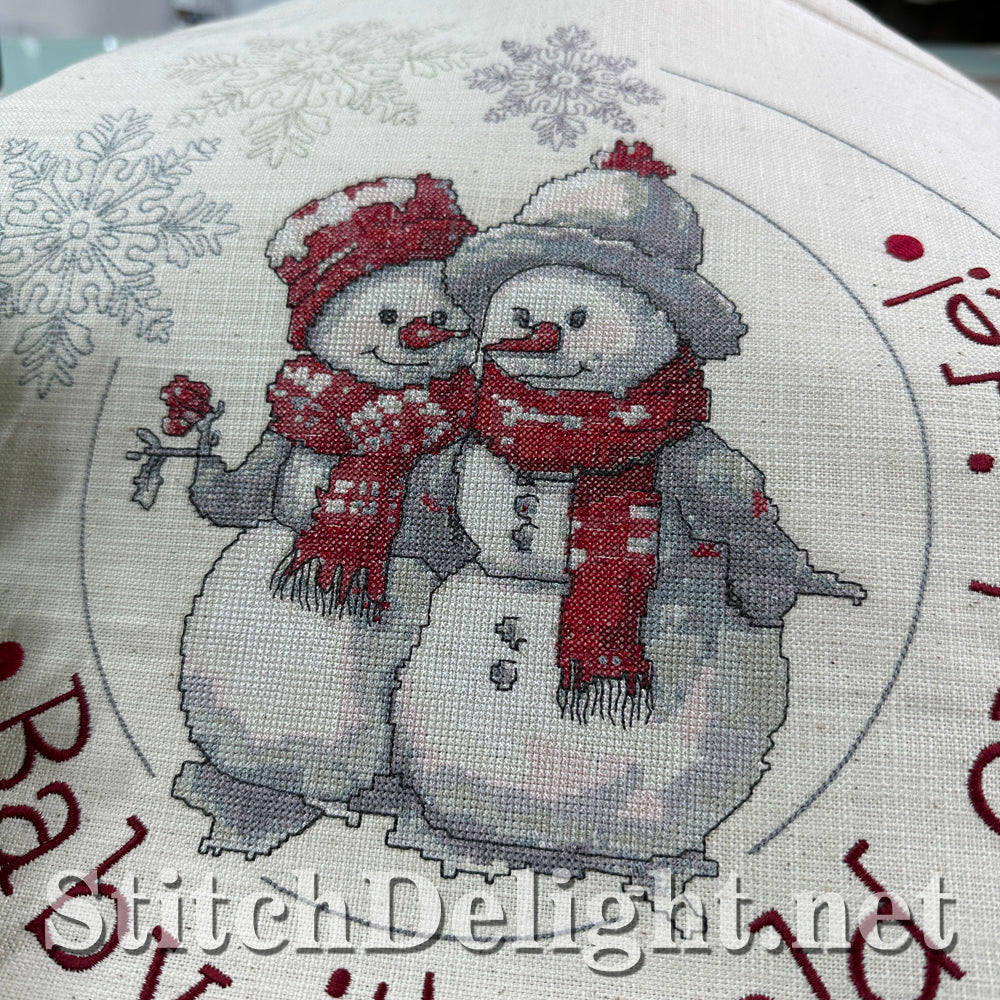 SDS4279 Cross Stitch Snowman Couple