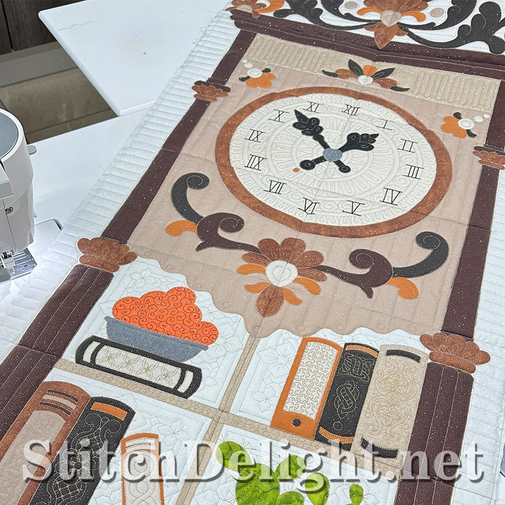 SDS4283 Grandfather Clock Quilt