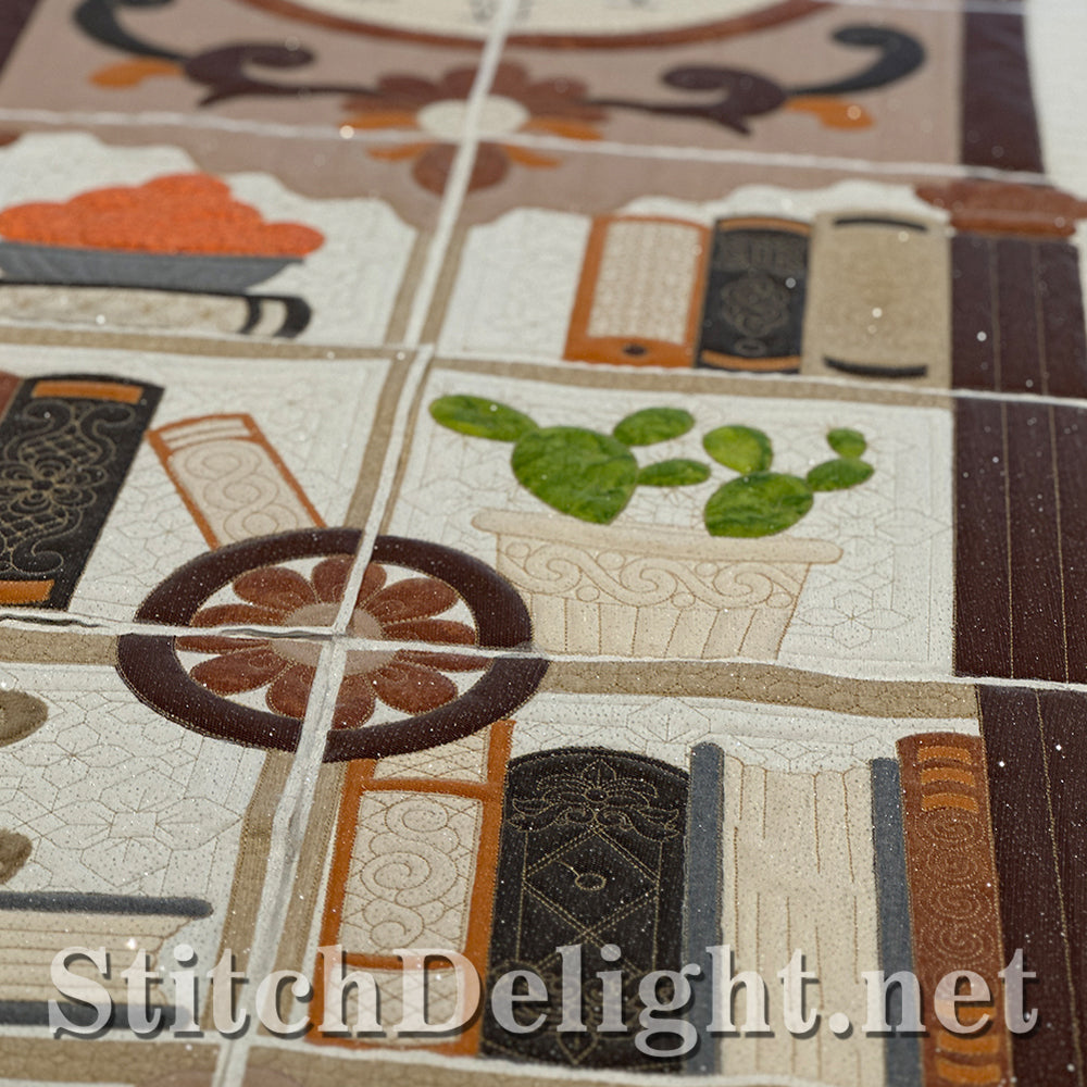 SDS4283 Grandfather Clock Quilt