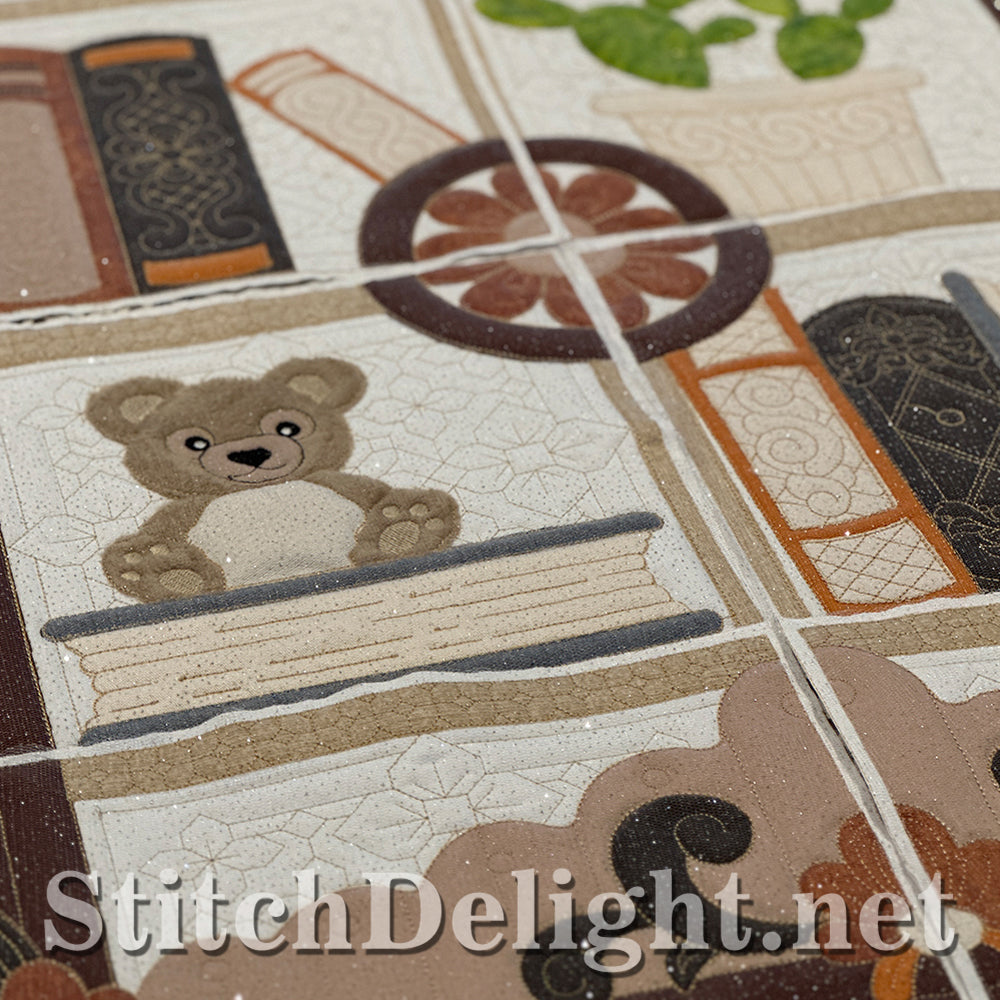 SDS4283 Grandfather Clock Quilt