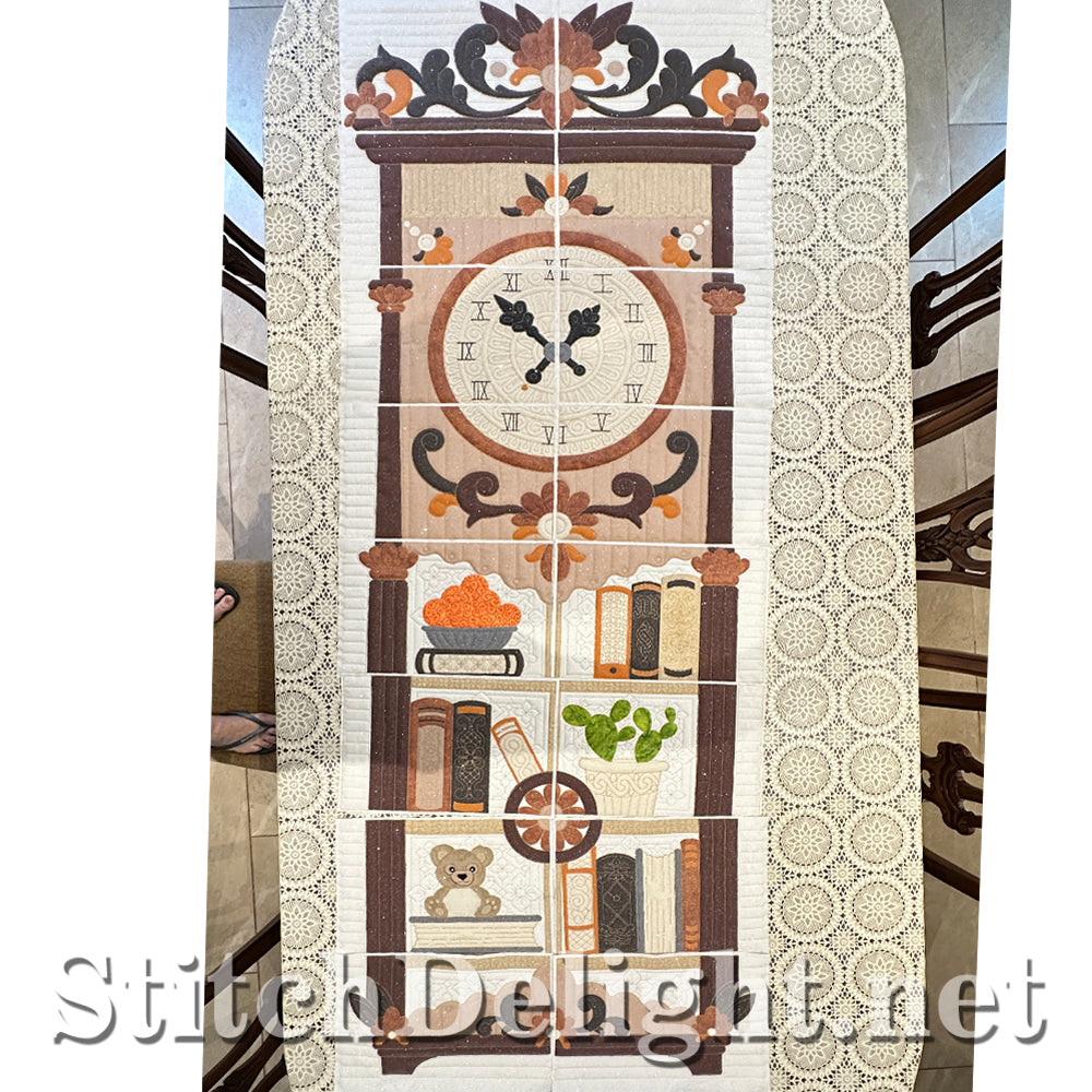 SDS4283 Grandfather Clock Quilt