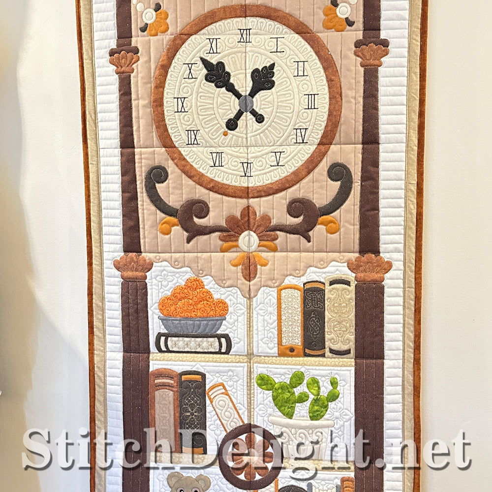 SDS4283 Grandfather Clock Quilt