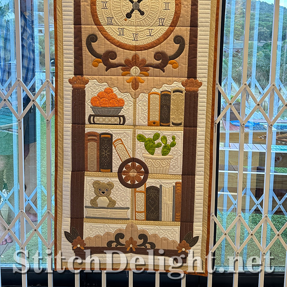 SDS4283 Grandfather Clock Quilt