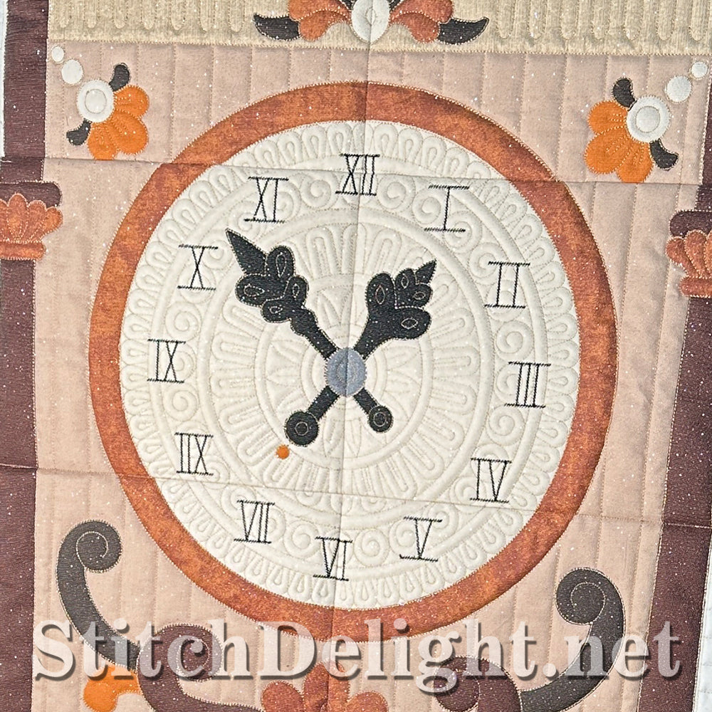 SDS4283 Grandfather Clock Quilt