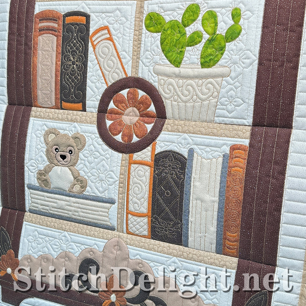 SDS4283 Grandfather Clock Quilt