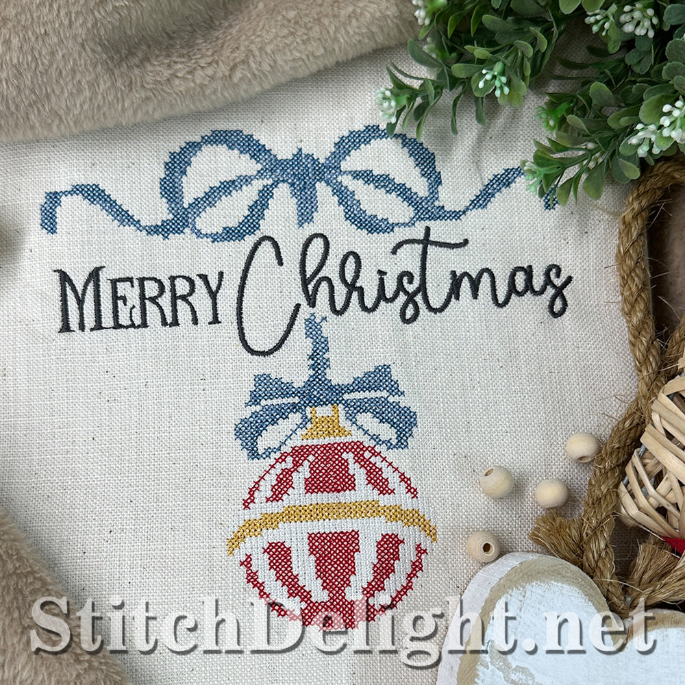 SDS4289 Cross Stitch Merry Christmas