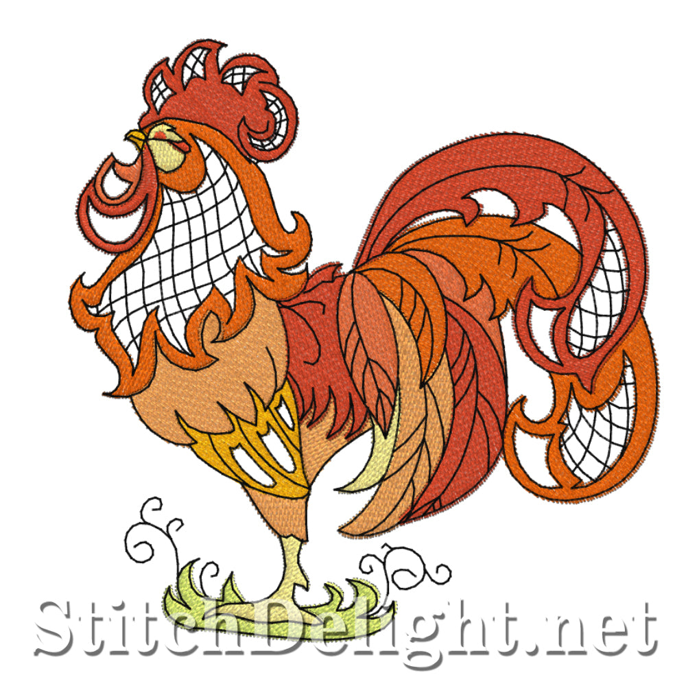 SDS4334 10 Elegant Chickens