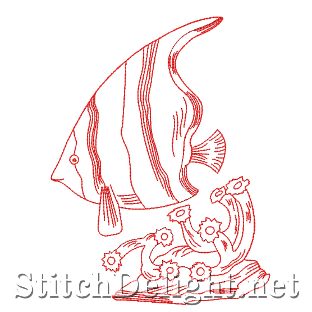 SDS4366 Redwork Fish