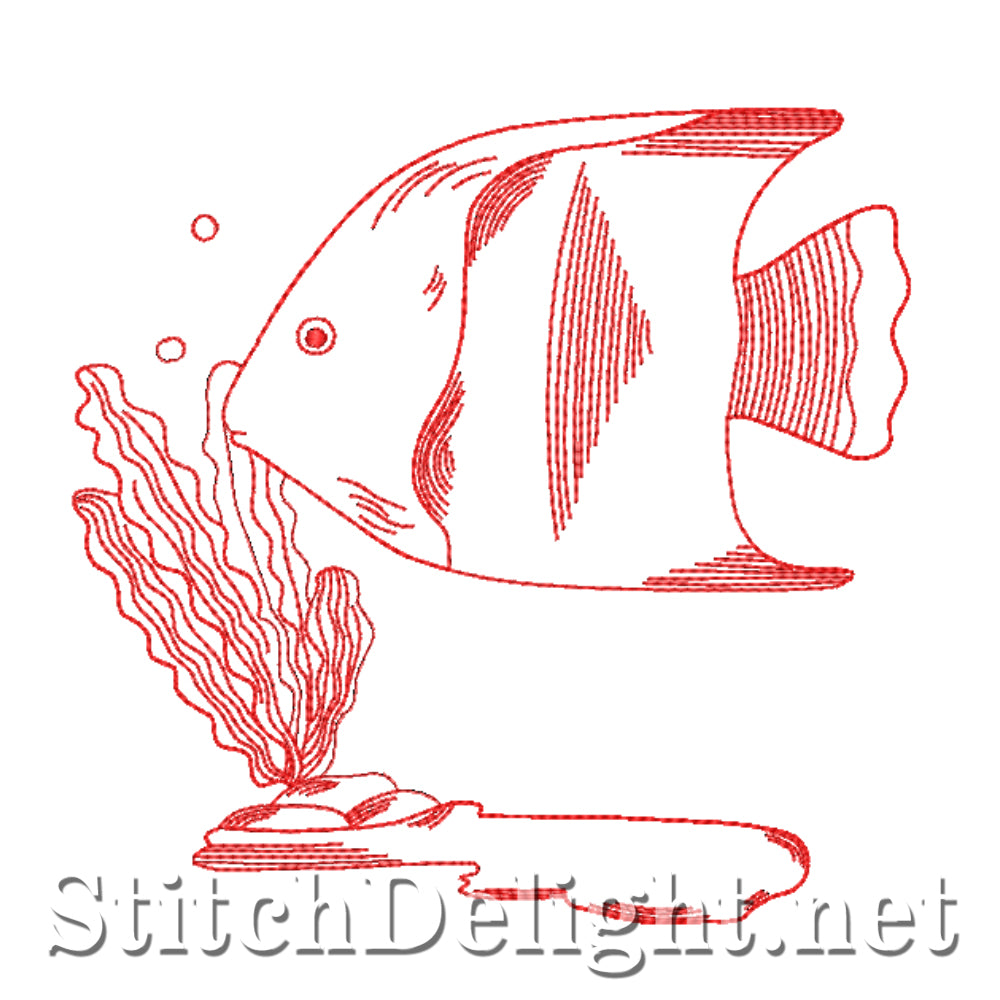 SDS4366 Redwork Fish