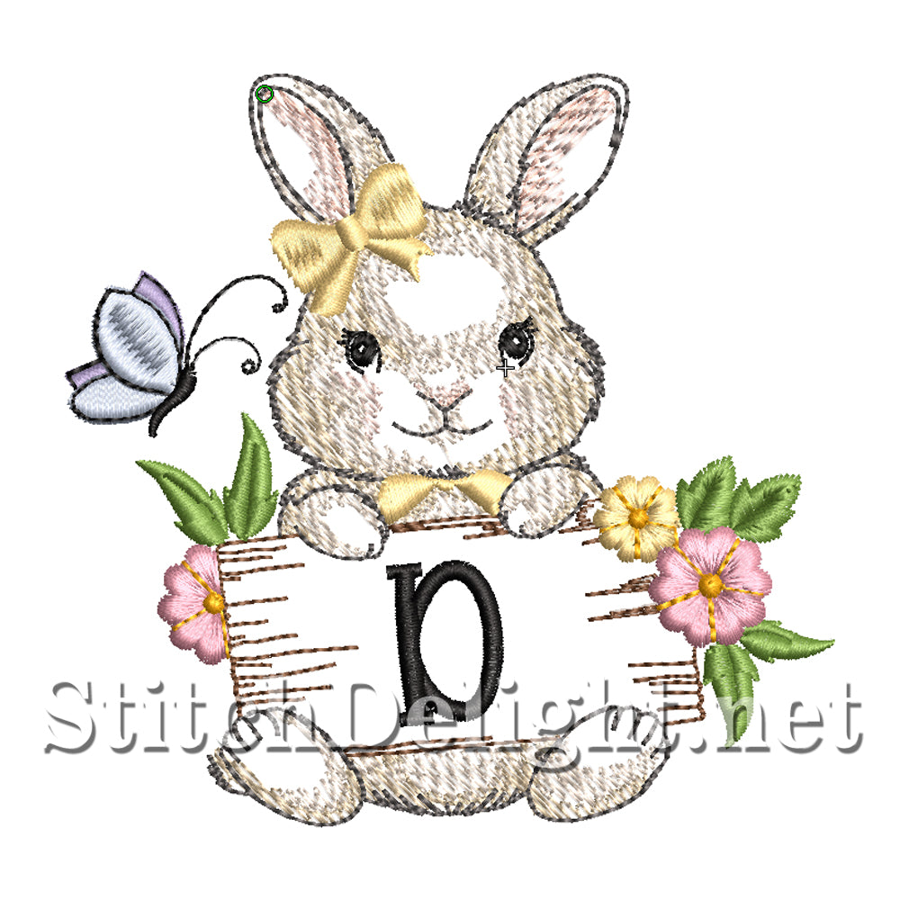 SDS4404 Spring Bunny Font D