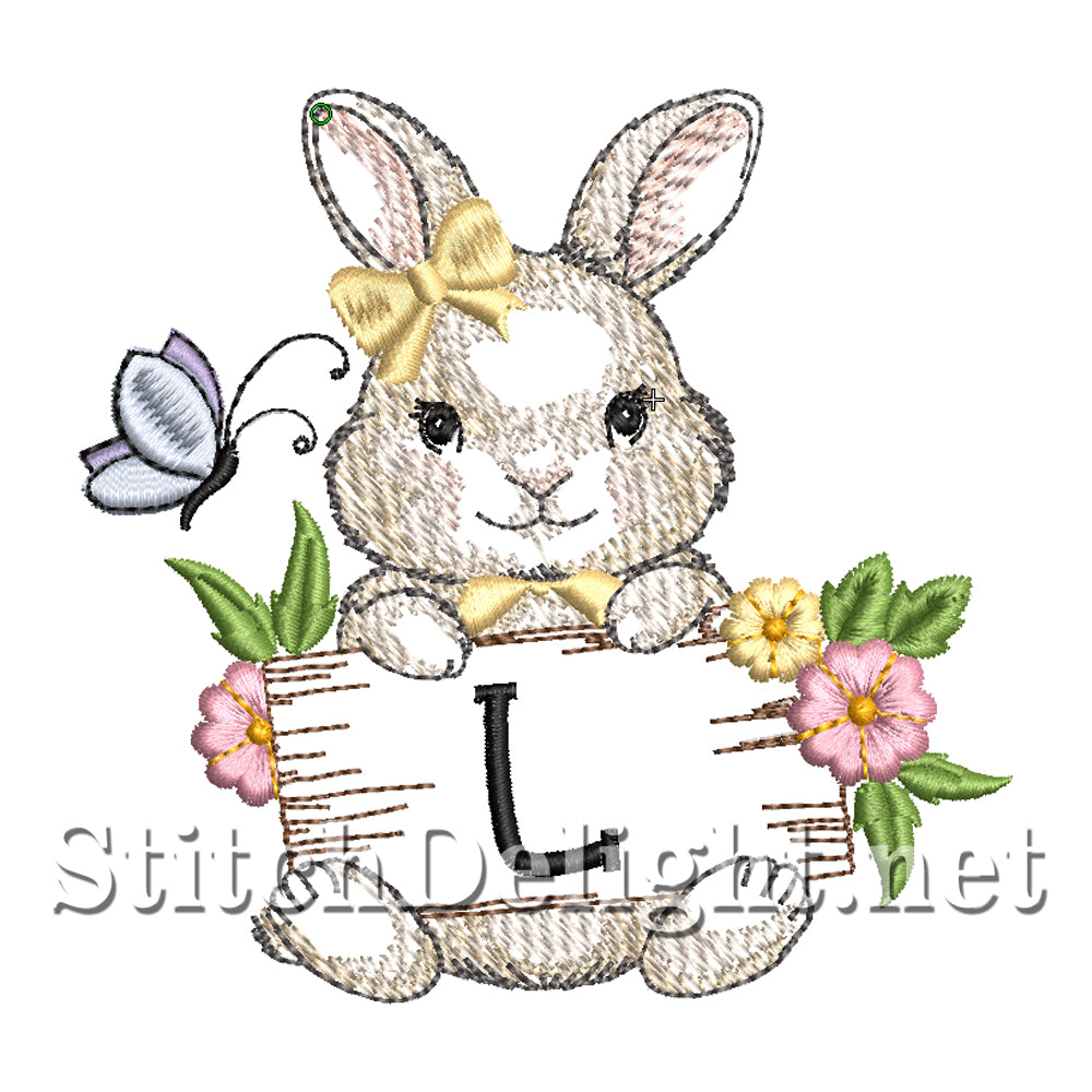 SDS4404 Spring Bunny Font L