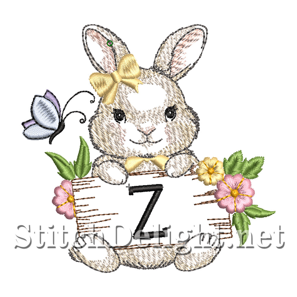 SDS4404 Spring Bunny Font Z