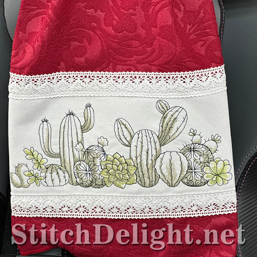 SDS4424 Succulent Towel Topper