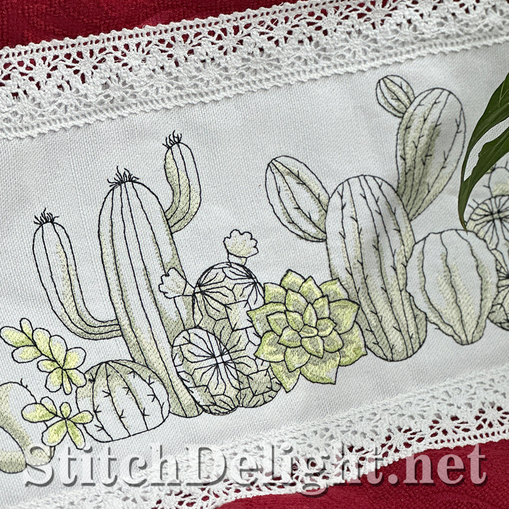 SDS4424 Succulent Towel Topper