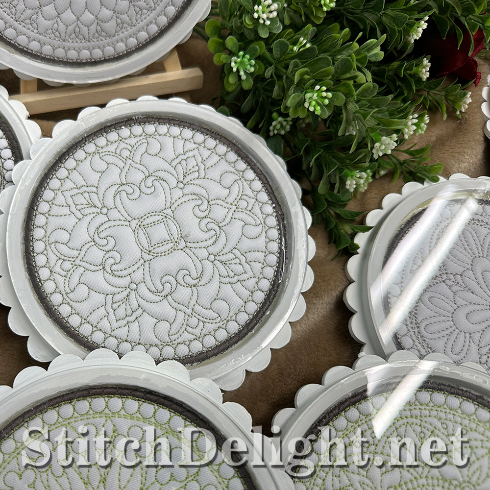 SDS4425 Elegant Quilted Coasters