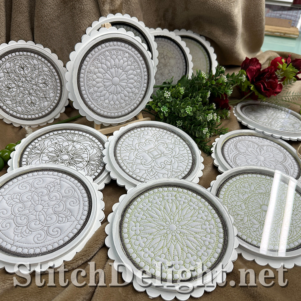 SDS4425 Elegant Quilted Coasters