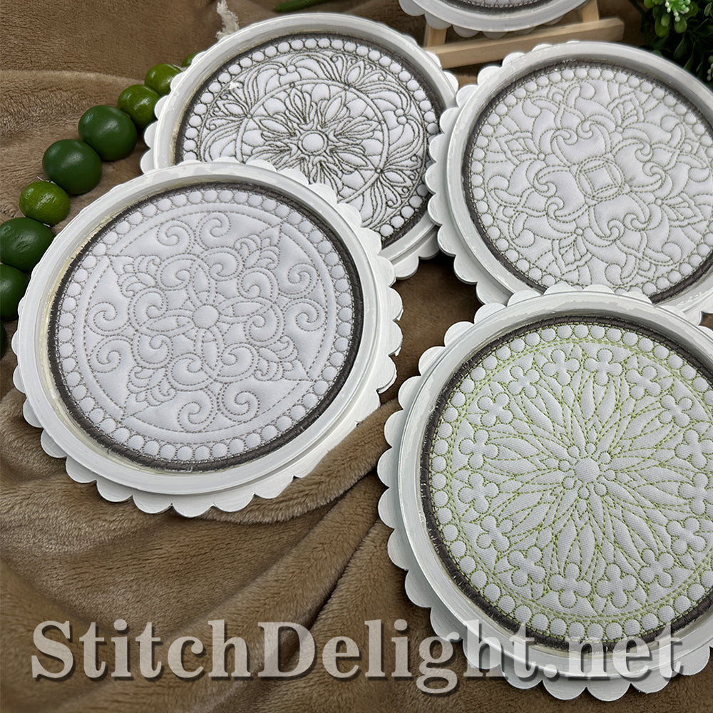 SDS4425 Elegant Quilted Coasters