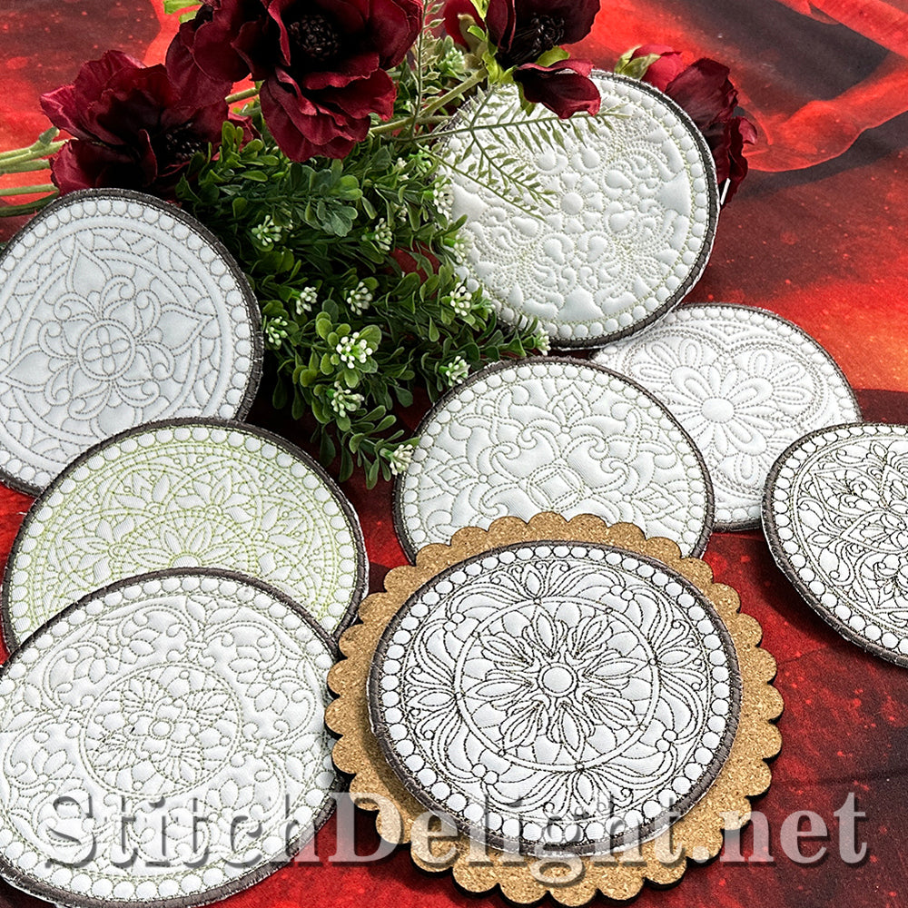 SDS4425 Elegant Quilted Coasters