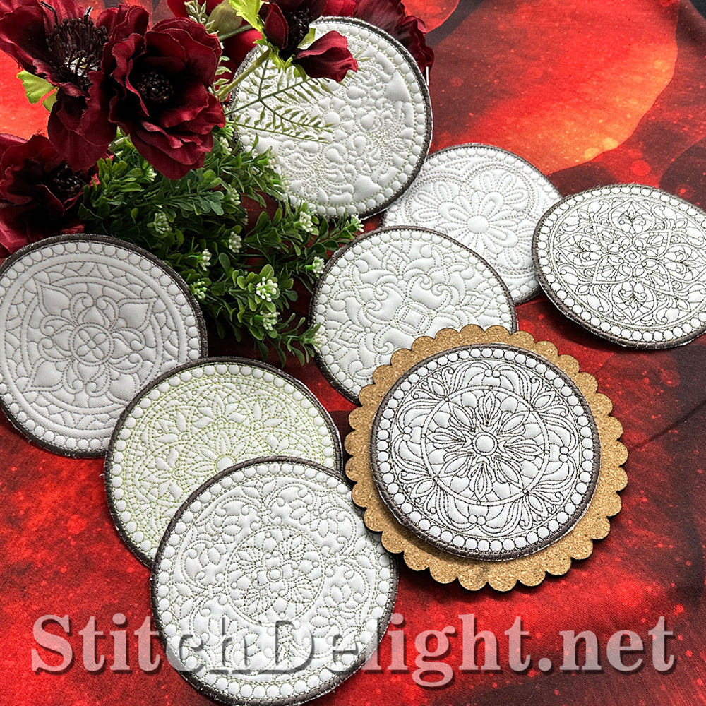 SDS4425 Elegant Quilted Coasters