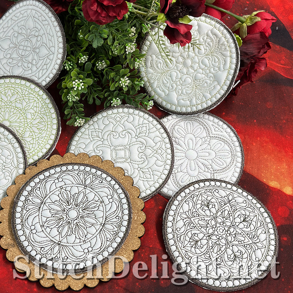 SDS4425 Elegant Quilted Coasters