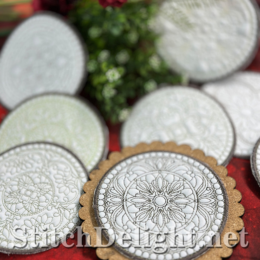 SDS4425 Elegant Quilted Coasters