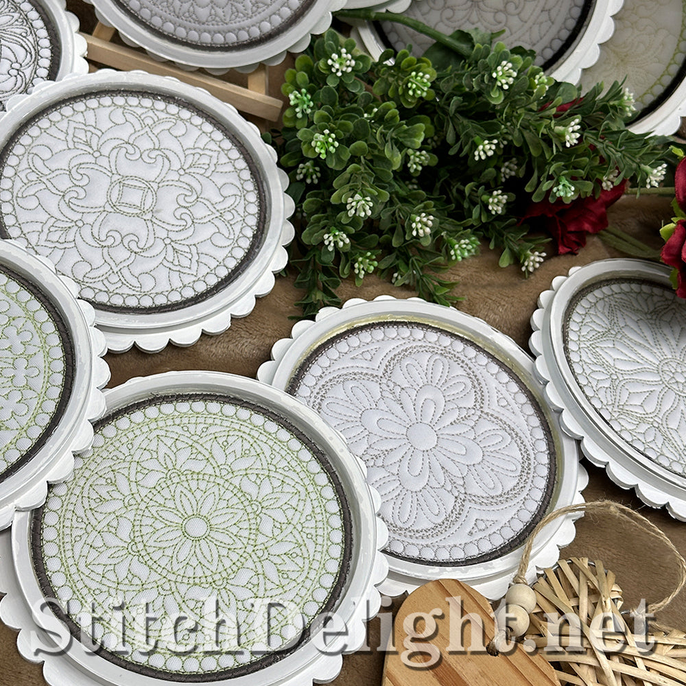 SDS4425 Elegant Quilted Coasters