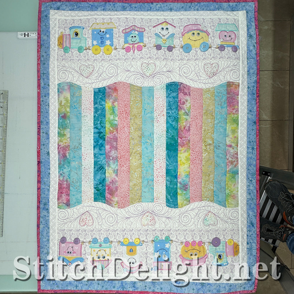 SDS4445 Little Train Quilt